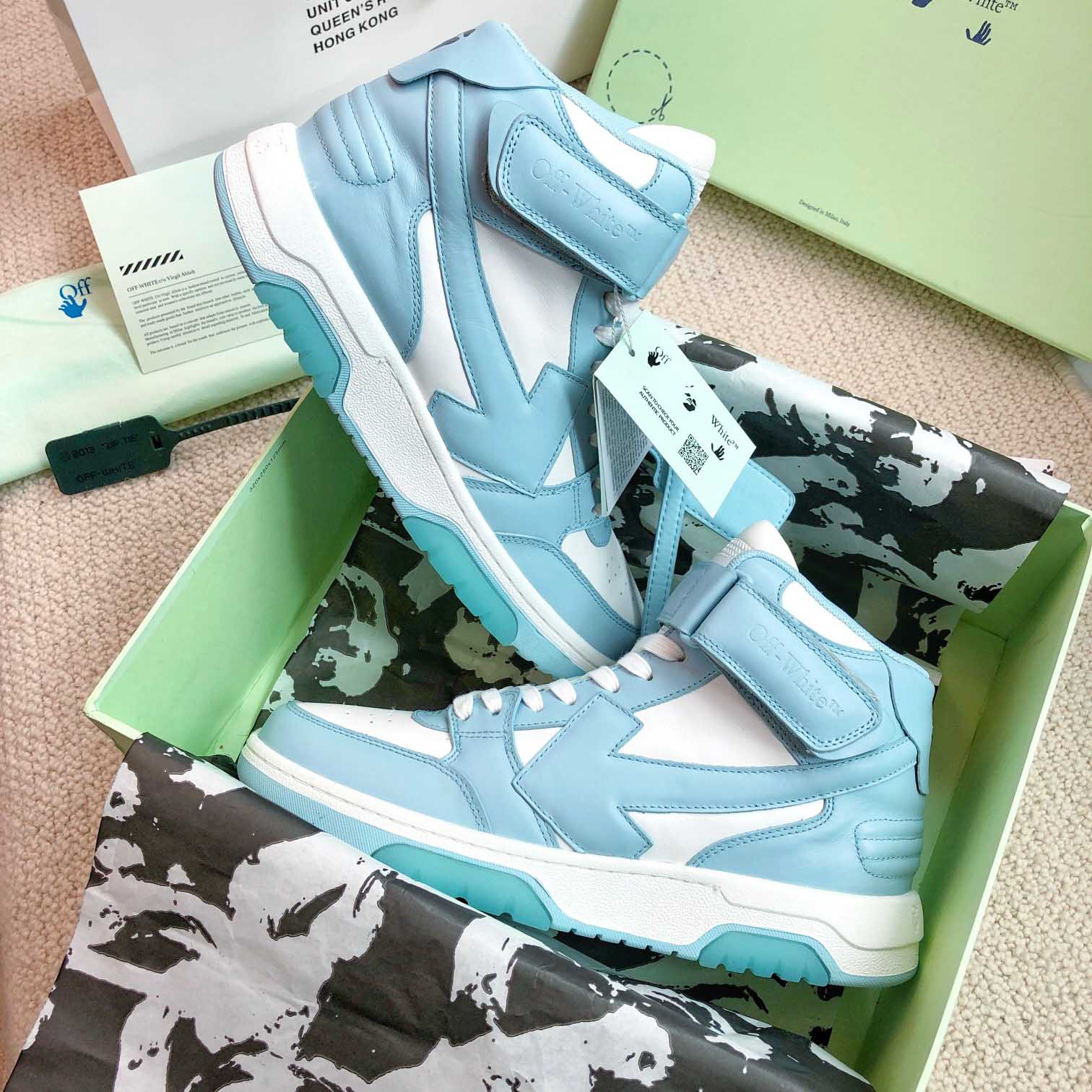Off White Out Of Office Mid Top Sneaker - EUR FASHION