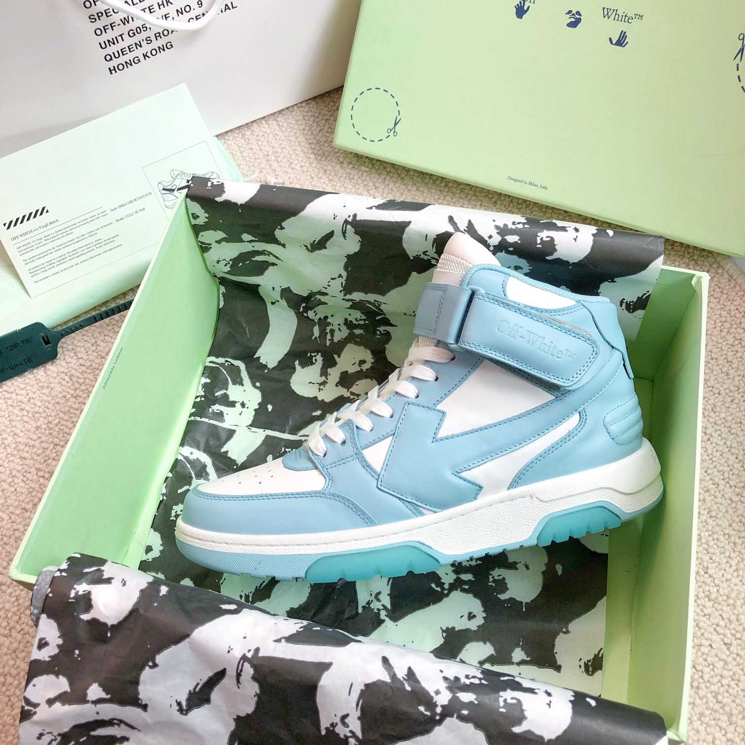 Off White Out Of Office Mid Top Sneaker - EUR FASHION