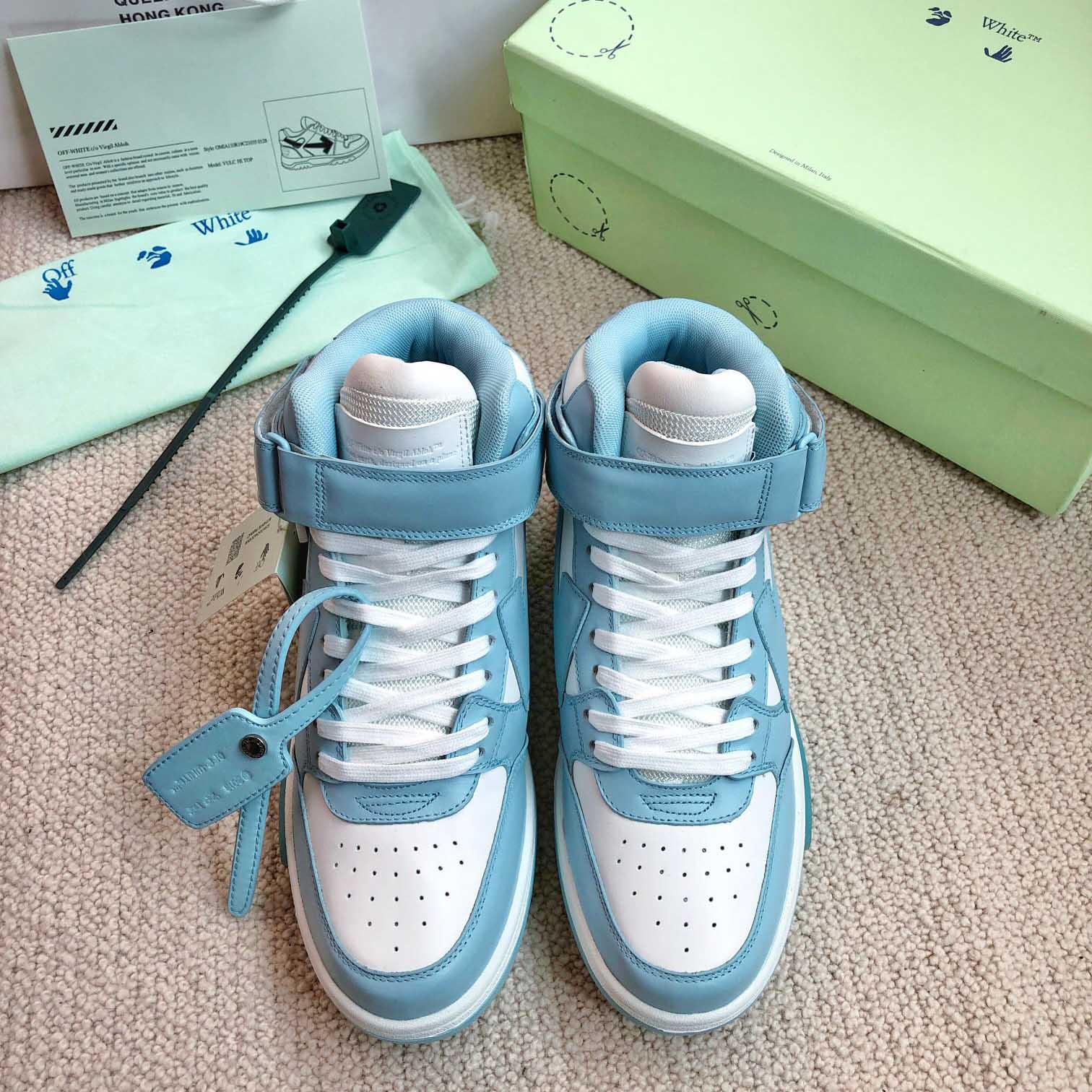Off White Out Of Office Mid Top Sneaker - EUR FASHION