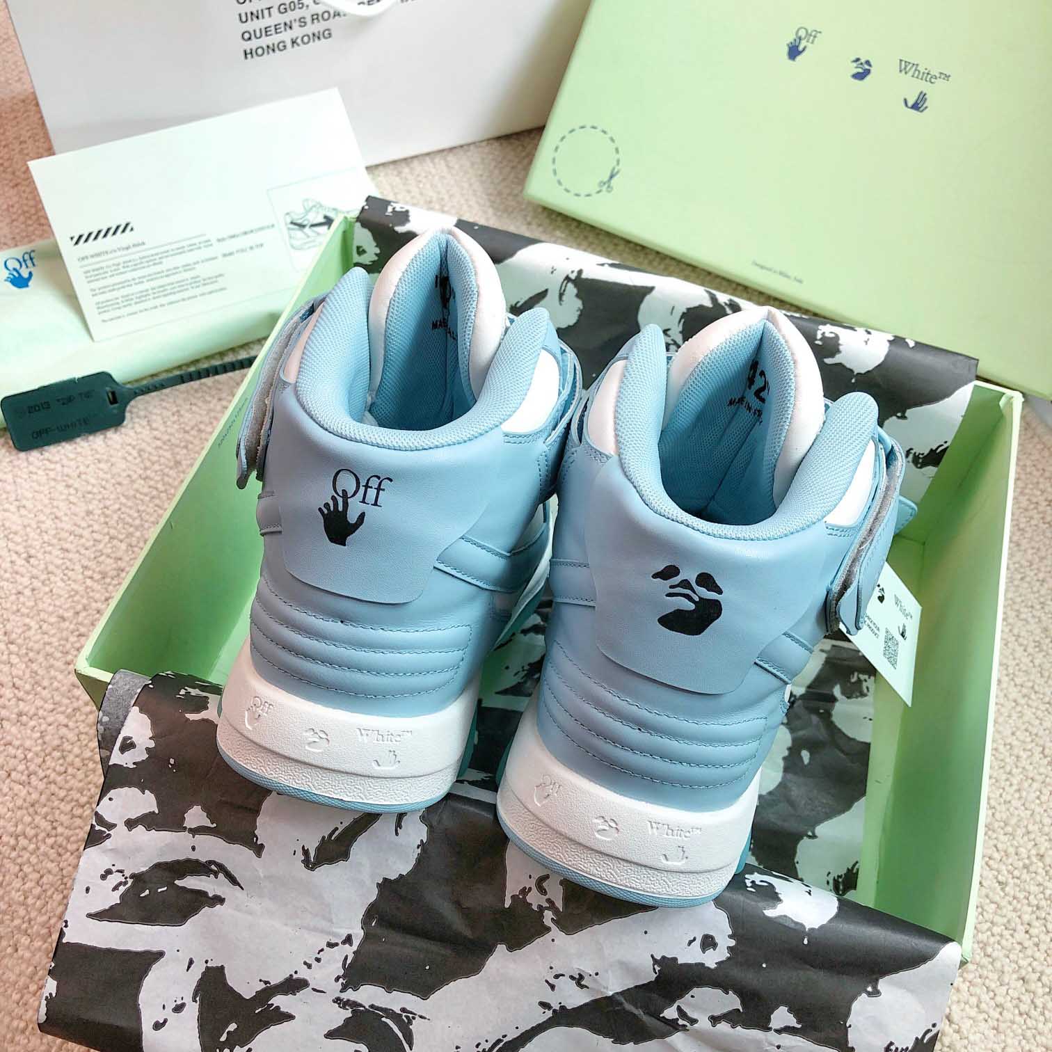 Off White Out Of Office Mid Top Sneaker - EUR FASHION