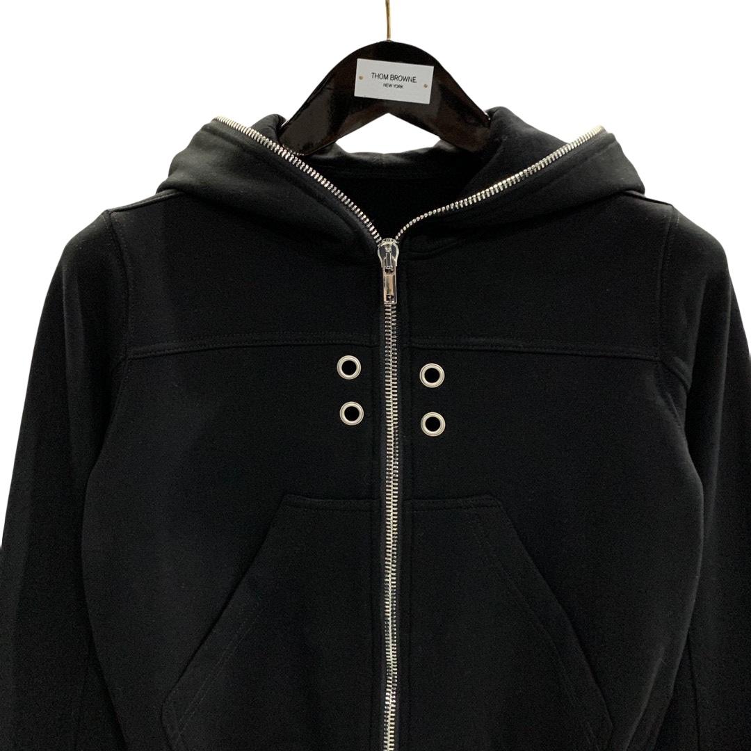 Rick Owens Eyelet-detail Zip-up Hoodie - EUR FASHION