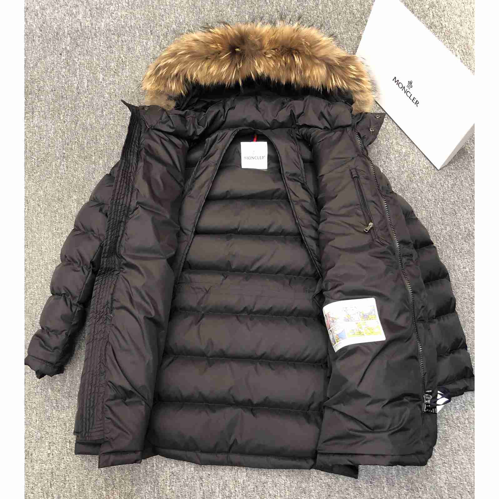Moncler Long Down Jacket - EUR FASHION
