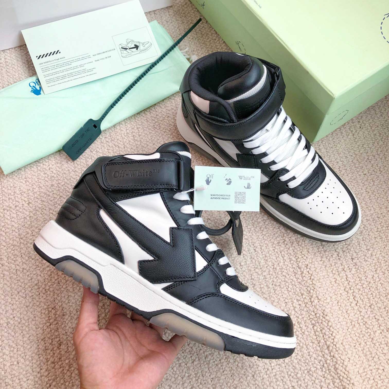 Off White Out Of Office Mid Top Sneaker - EUR FASHION