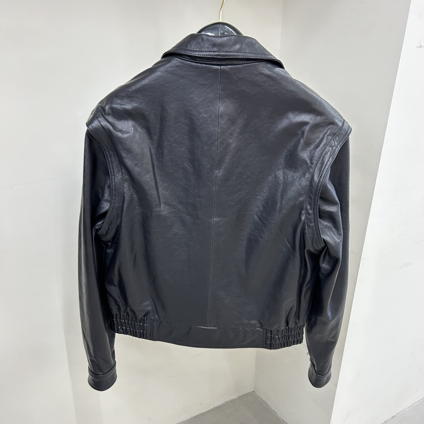 Saint Laurent Biker Jacket In Vintage Crinkled Lambskin - EUR FASHION