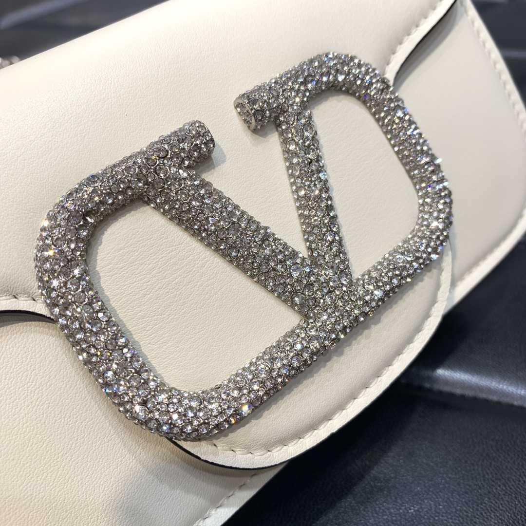 Valenti Locò Small Shoulder Bag With Jewel Logo - EUR FASHION