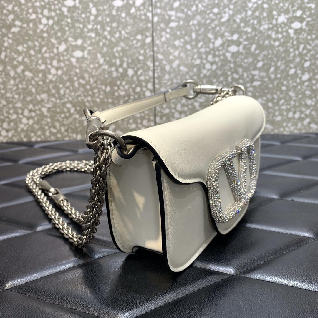 Valenti Locò Small Shoulder Bag With Jewel Logo - EUR FASHION