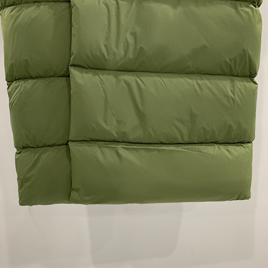 Rick Owens Green Padded Down Vest - EUR FASHION