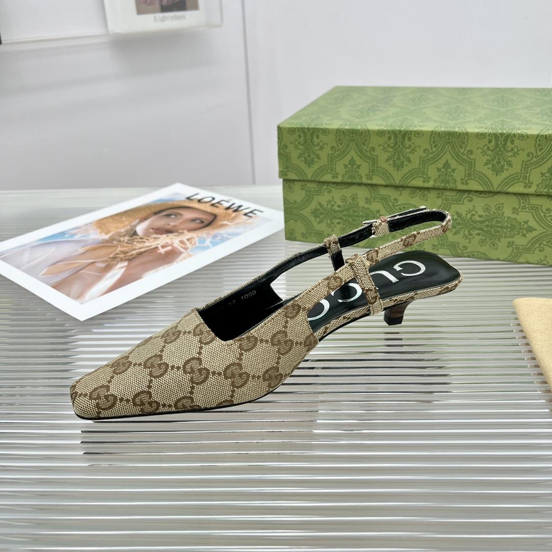 Gucci Women's GG Slingback Pump - EUR FASHION