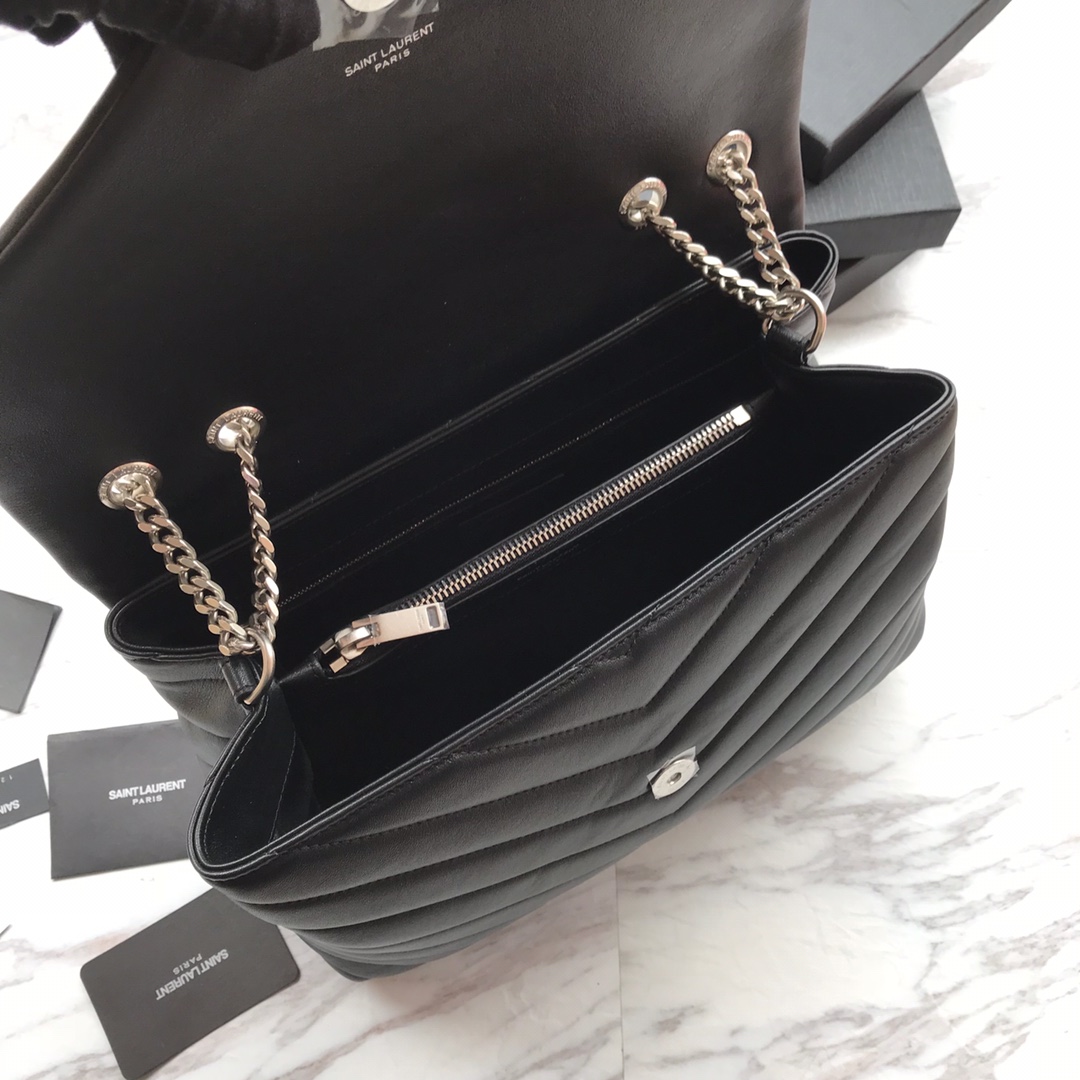 Saint Laurent Loulou Medium Chain Shoulder Bag  (32x22x11cm) - EUR FASHION