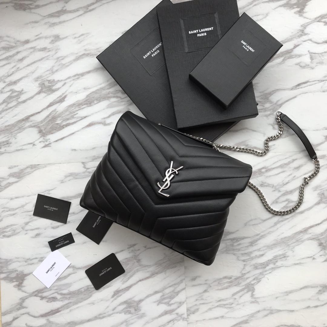 Saint Laurent Loulou Medium Chain Shoulder Bag  (32x22x11cm) - EUR FASHION