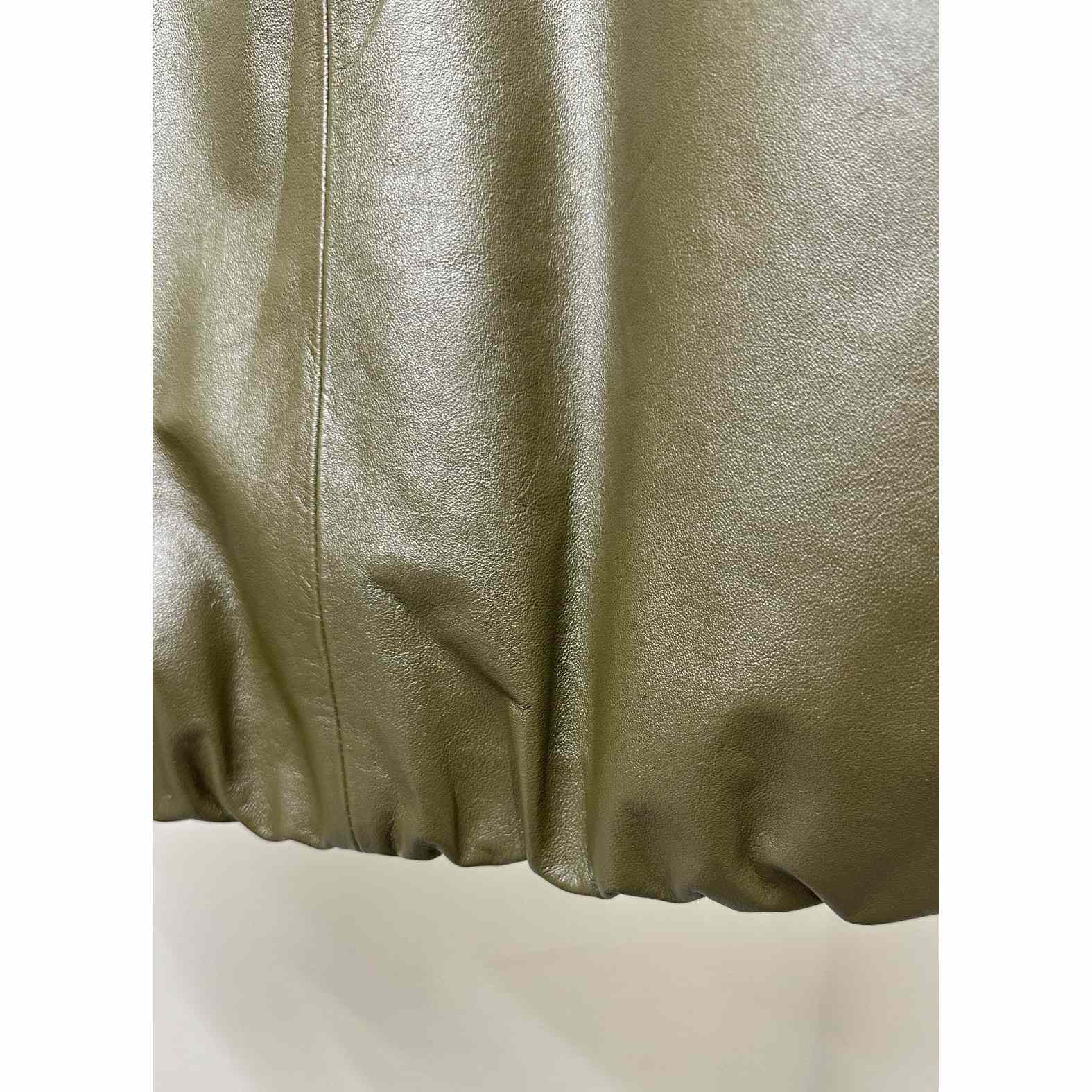 Loewe Zip-up Padded Hoodie In Nappa Lambskin - EUR FASHION