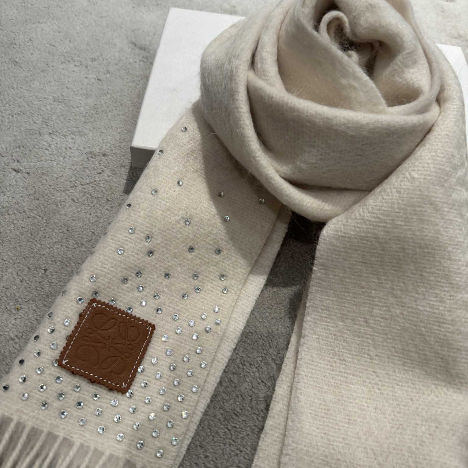 Loewe Scarf In Mohair And Wool - EUR FASHION
