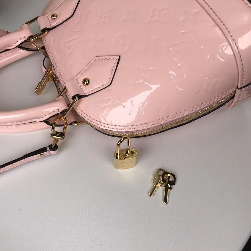 Louis Vuitton Alma Bb Patent Pink  (23.5-17.5-11cm)   - EUR FASHION