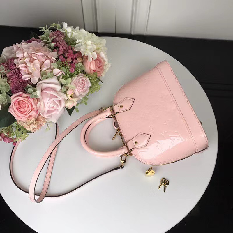 Louis Vuitton Alma Bb Patent Pink  (23.5-17.5-11cm)   - EUR FASHION