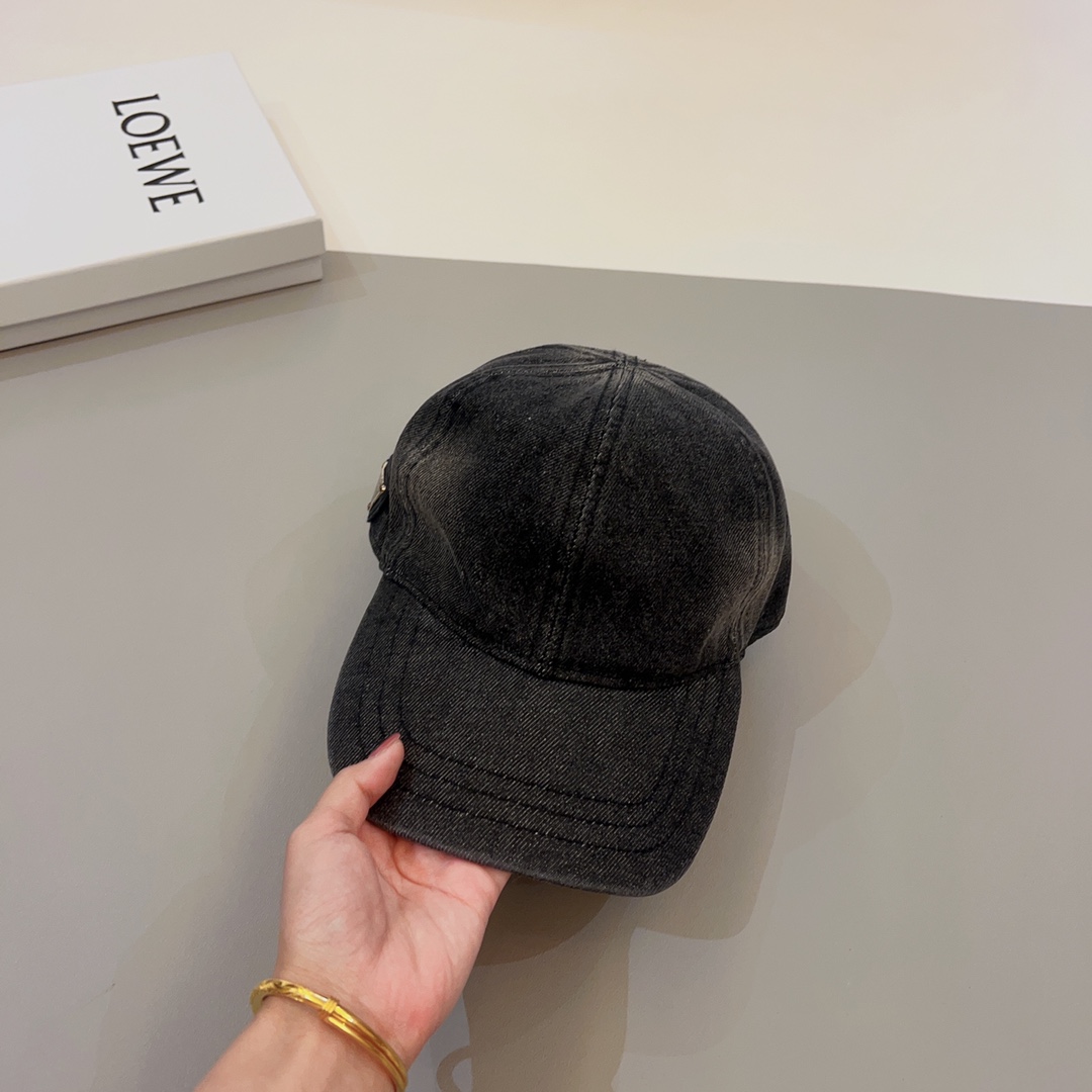Prada Denim Baseball Cap - EUR FASHION