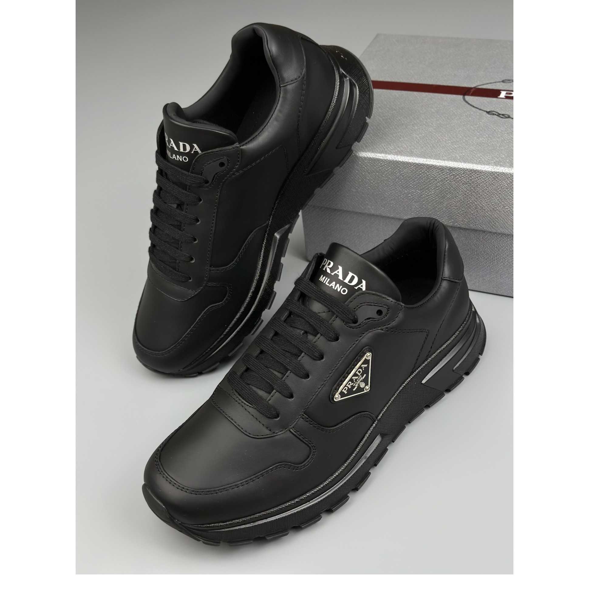 Prada Leather Sneakers - EUR FASHION