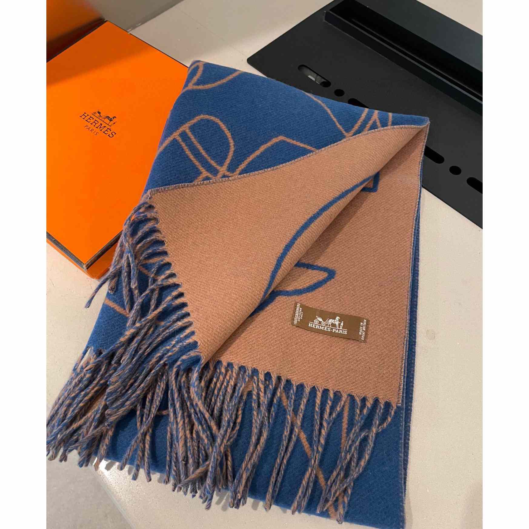 Hermes Casaque Entrelacs Equestres muffler  - EUR FASHION