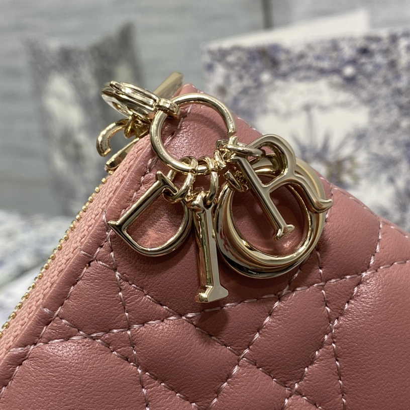 Dior Small Lady Dior Voyageur Coin Purse - EUR FASHION