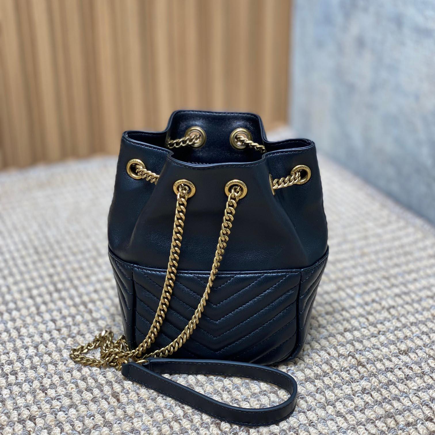 Saint Laurent Joe Mini Bucket Bag In Quilted Lambskin  - EUR FASHION
