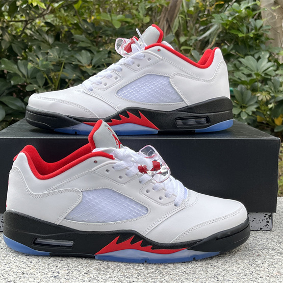 Air Jordan 5 Low “Fire Red” Sneakers    CU4523-100 - EUR FASHION