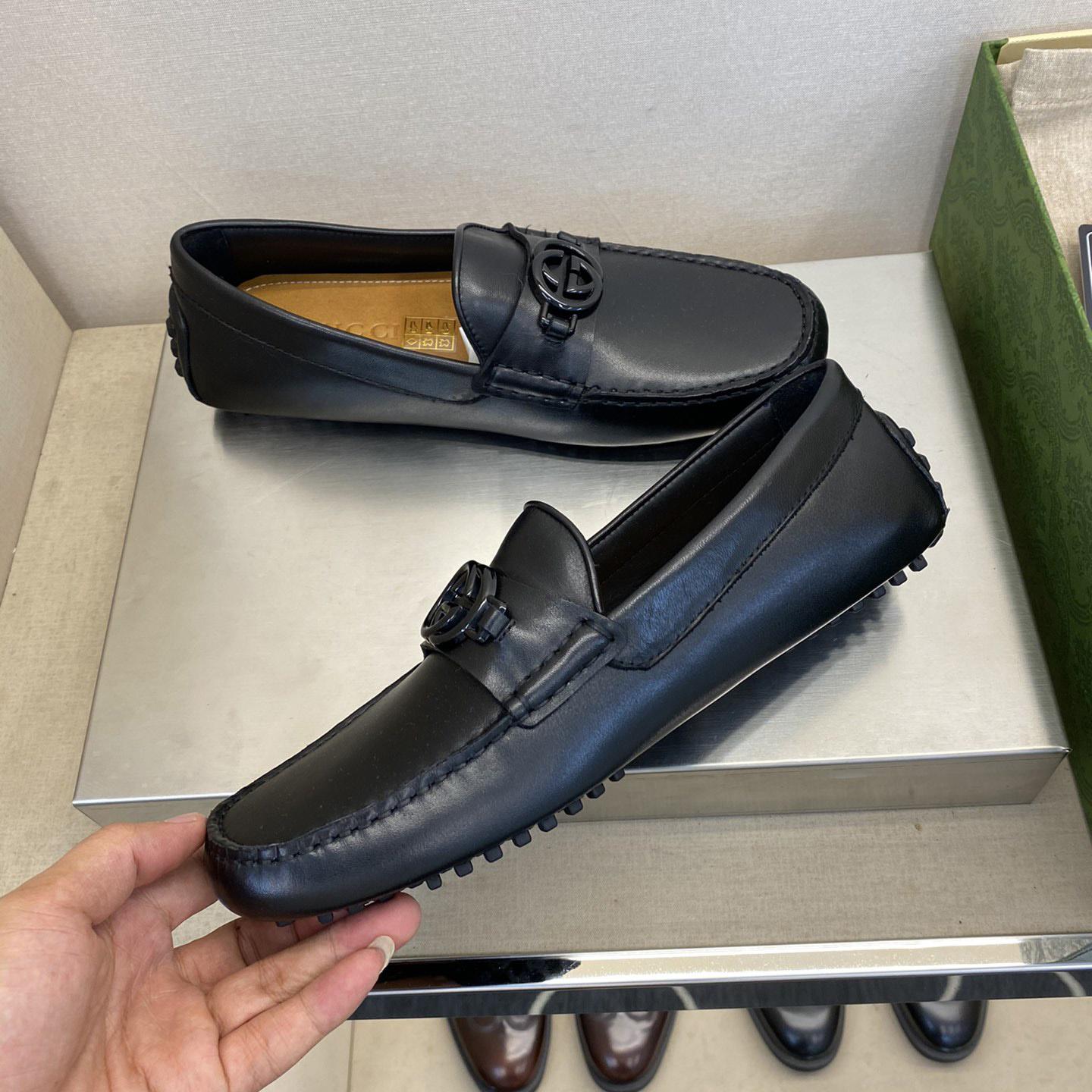 Gucci Ayrton GG Logo Driving Shoe - EUR FASHION