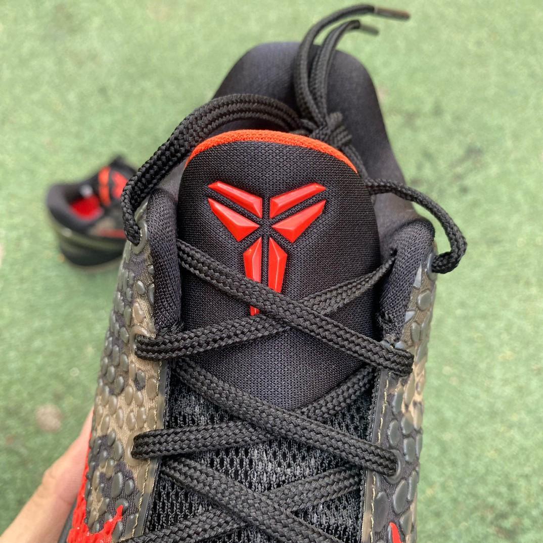 Nike Zoom Kobe 6 Italian Camo Crimson Black Sneakers      - EUR FASHION