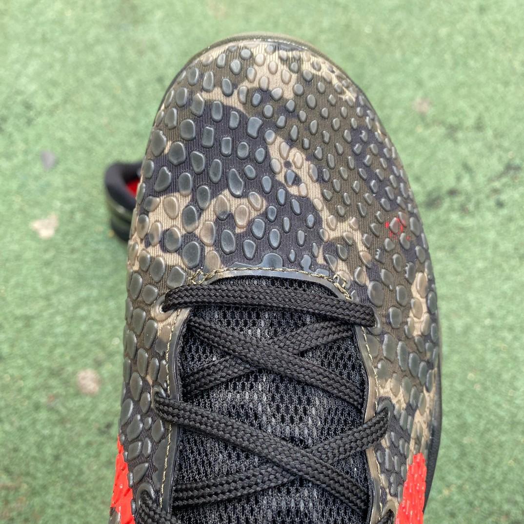 Nike Zoom Kobe 6 Italian Camo Crimson Black Sneakers      - EUR FASHION