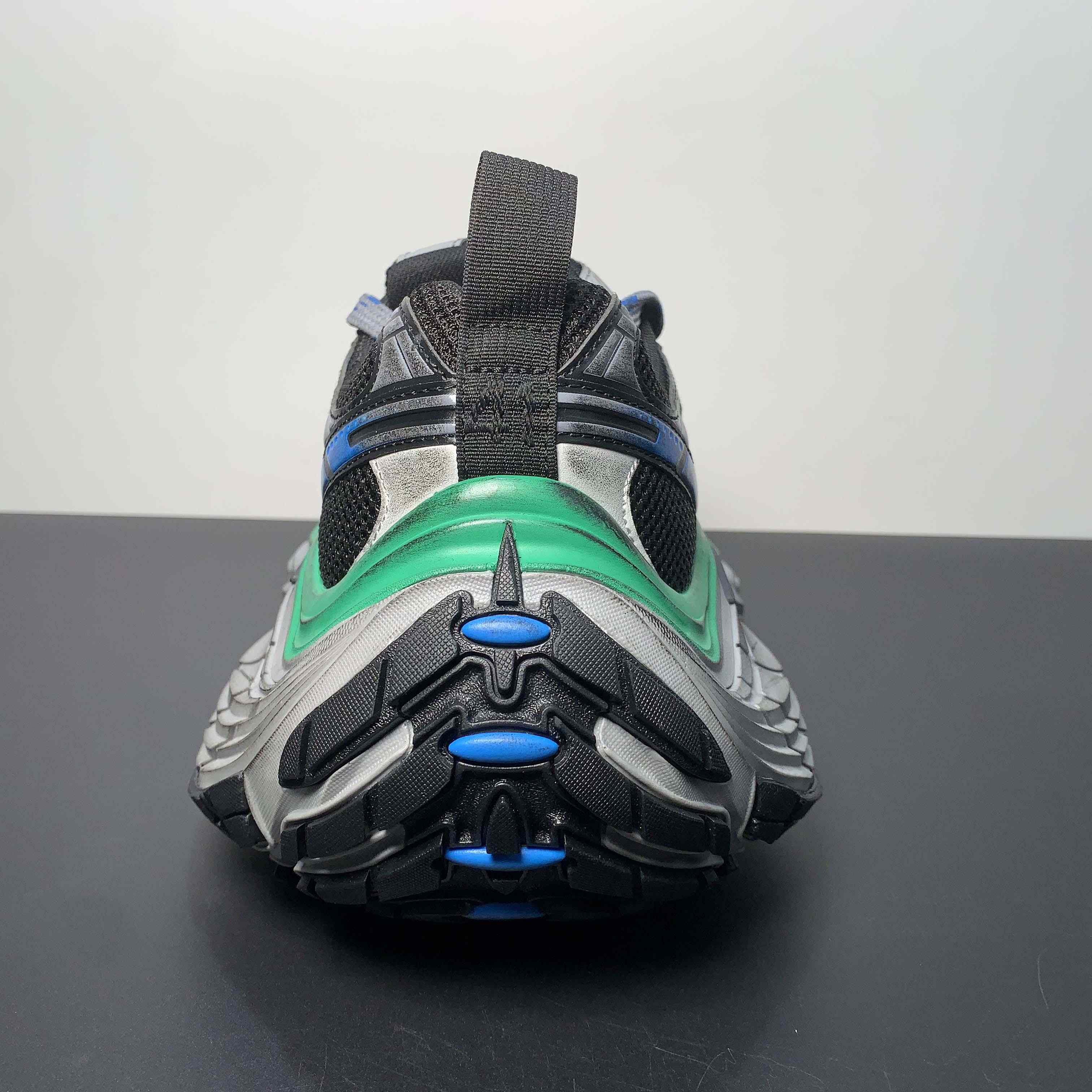 Balenciaga 10XL Sneaker in Black/Grey/Blue/Green - EUR FASHION