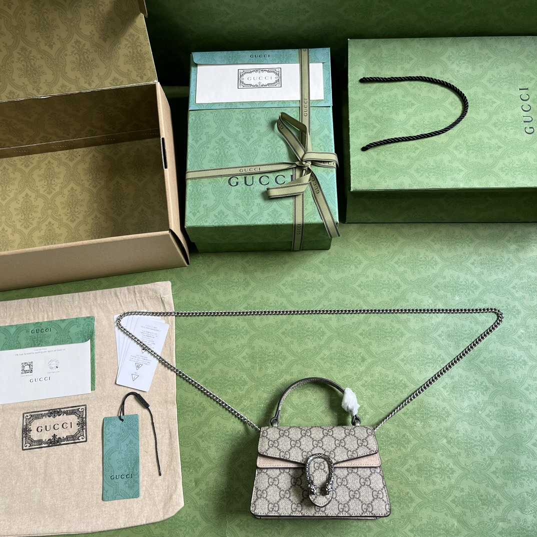Gucci Dionysus Mini Top Handle Bag (18x 12x 6cm)  - EUR FASHION