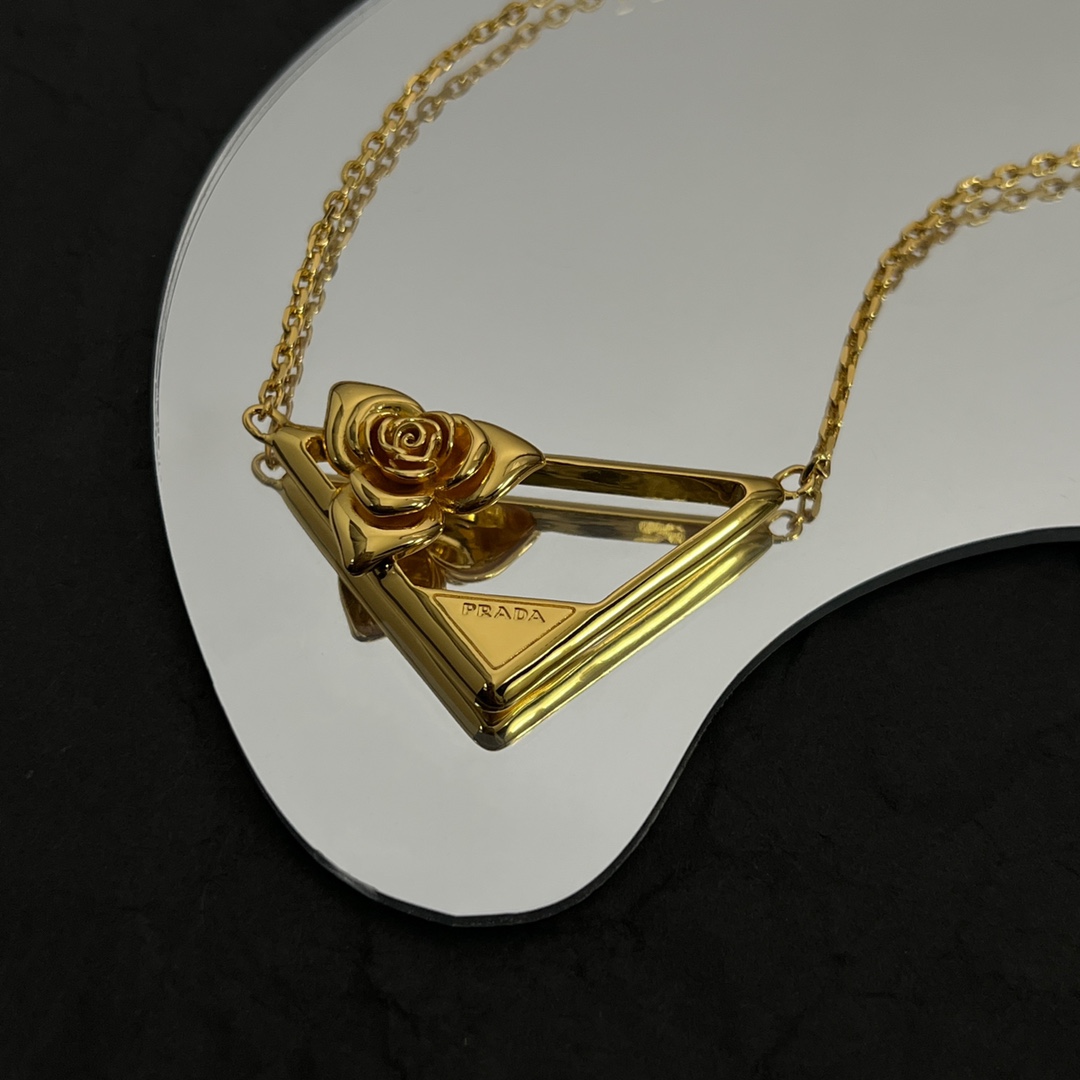Prada Metal Necklace - EUR FASHION