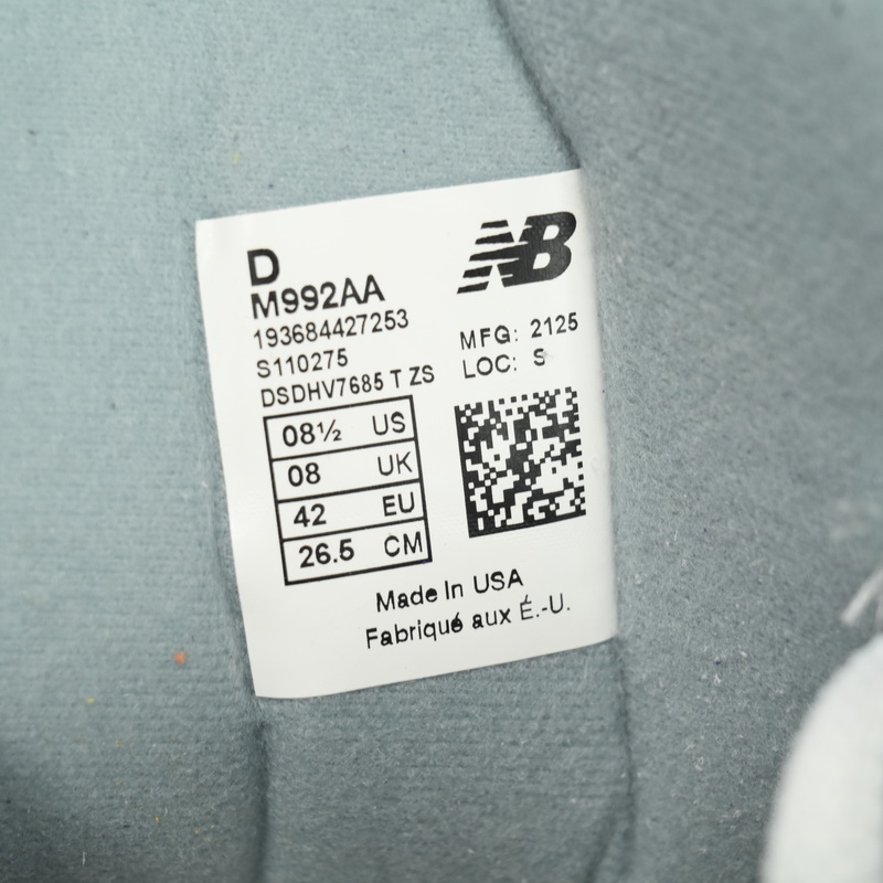 New Balance 992 Violet Sneakers      M992AA  - EUR FASHION