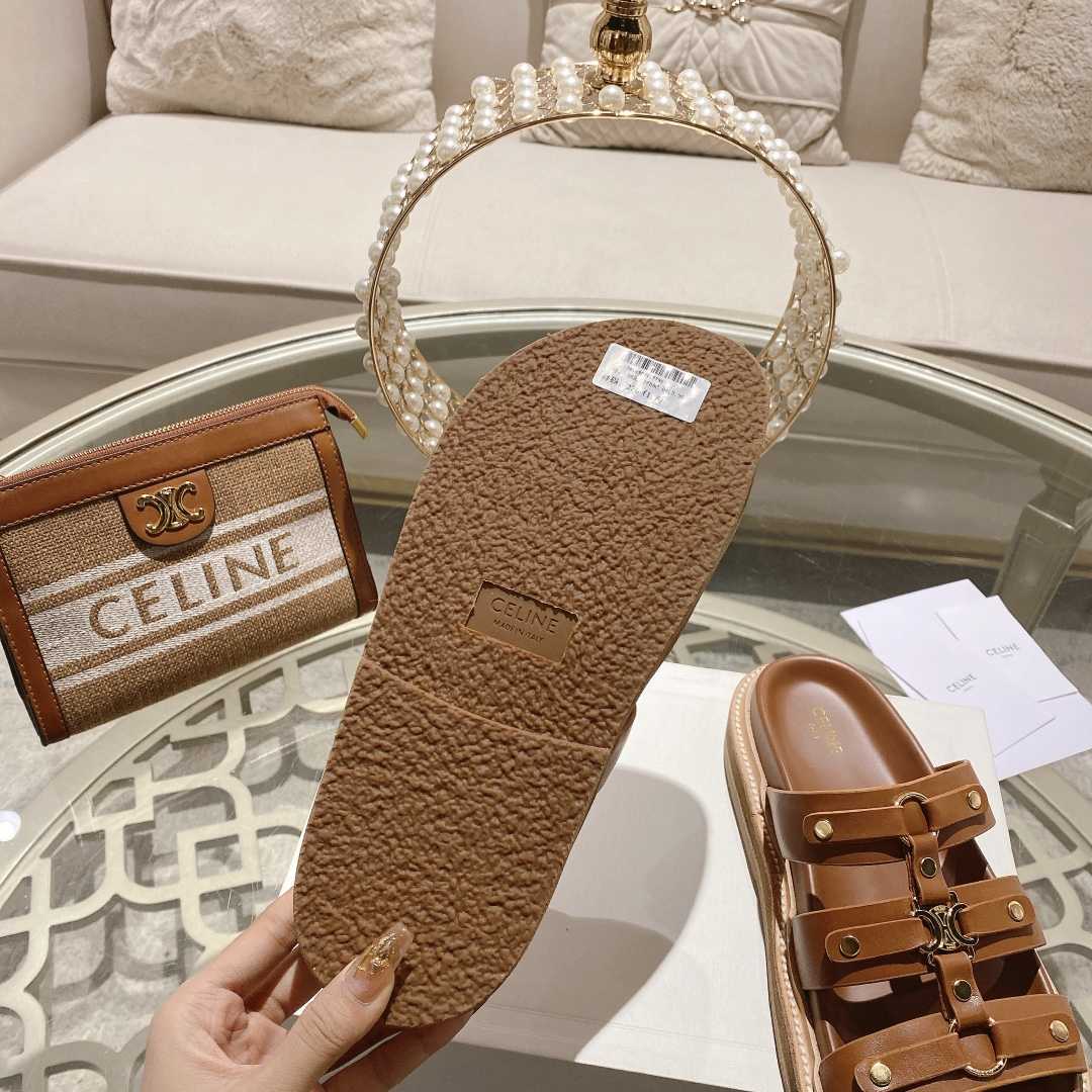Celine Slides Tippi In Calfskin - EUR FASHION