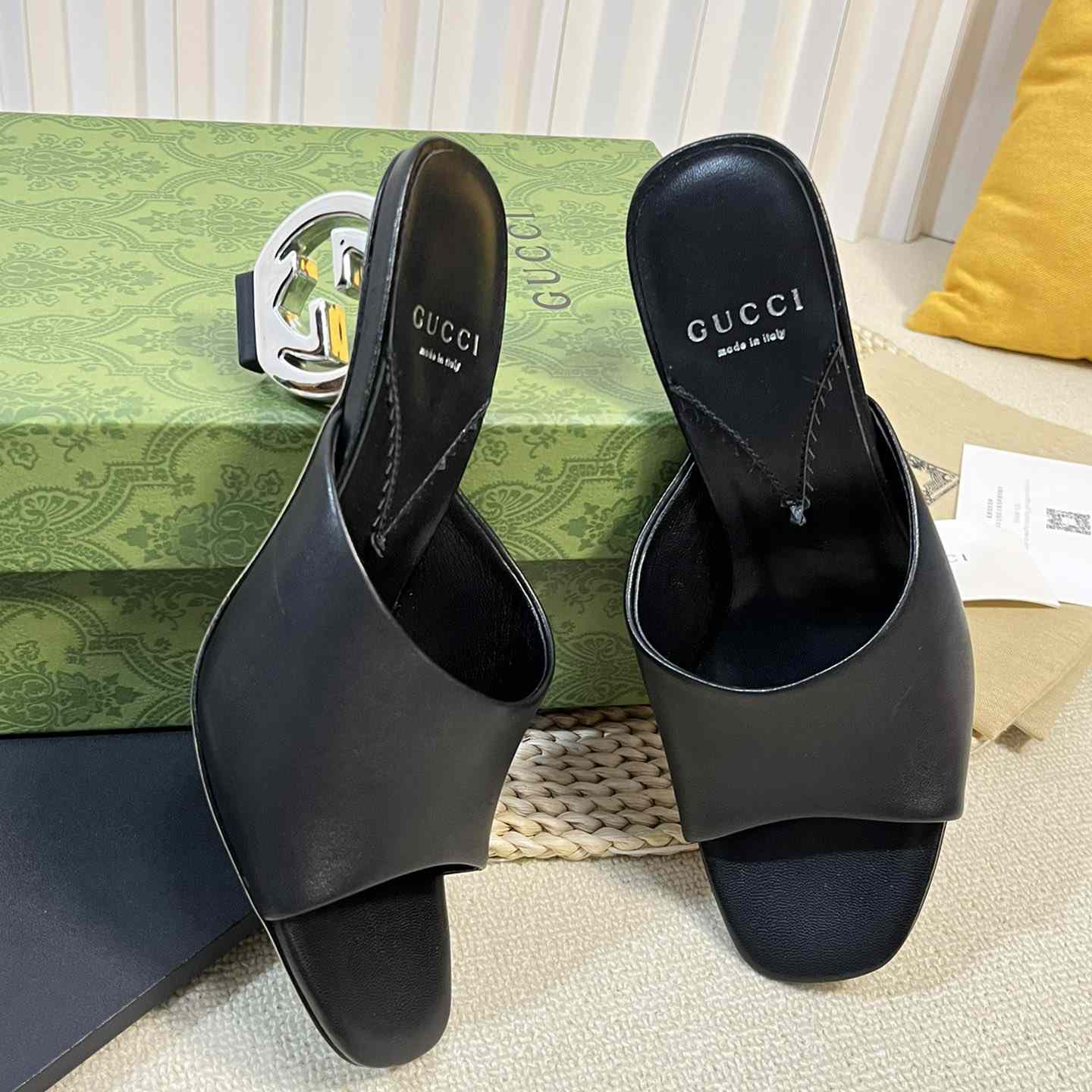 Gucci Women's Interlocking G Heel Sandal - EUR FASHION