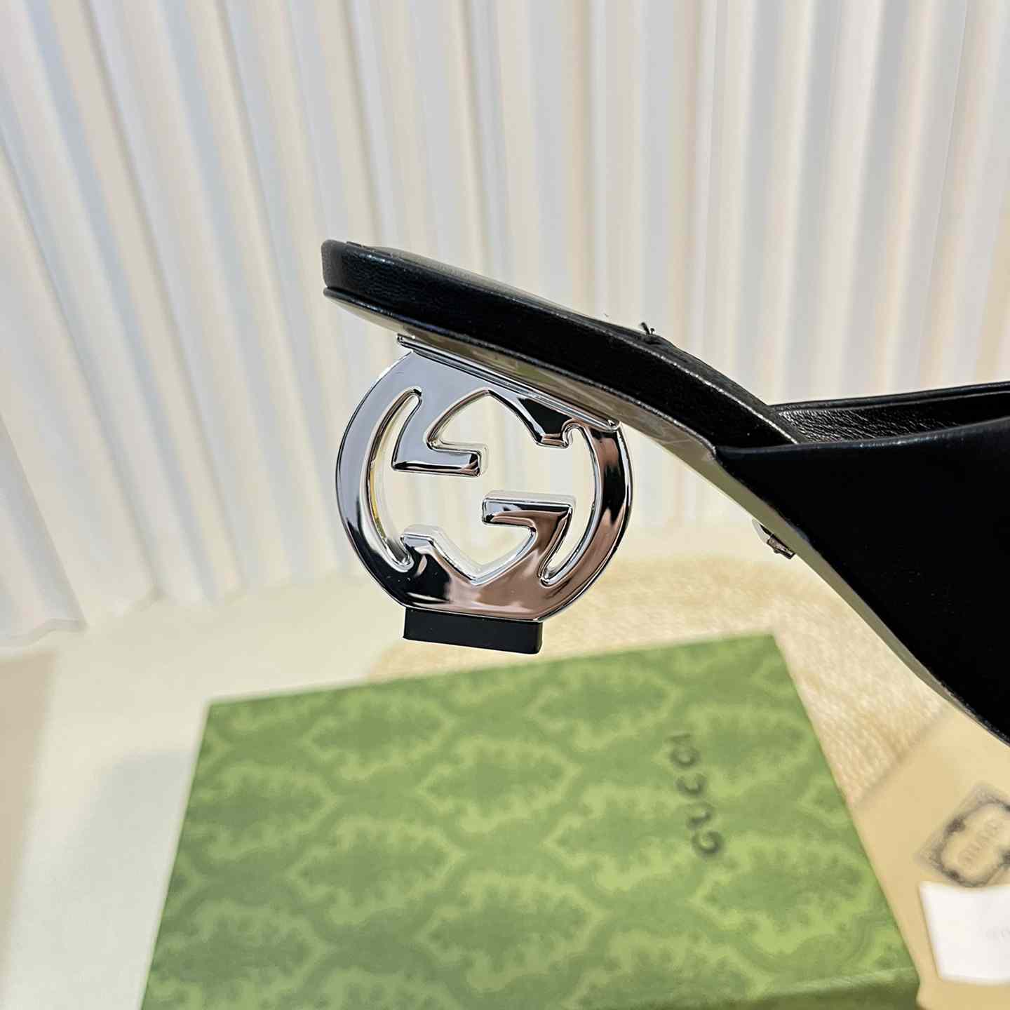 Gucci Women's Interlocking G Heel Sandal - EUR FASHION