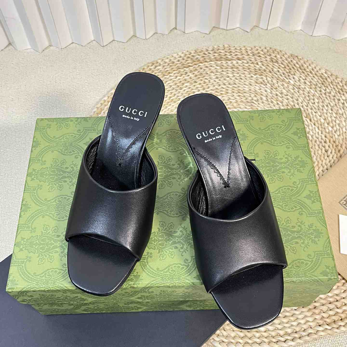 Gucci Women's Interlocking G Heel Sandal - EUR FASHION