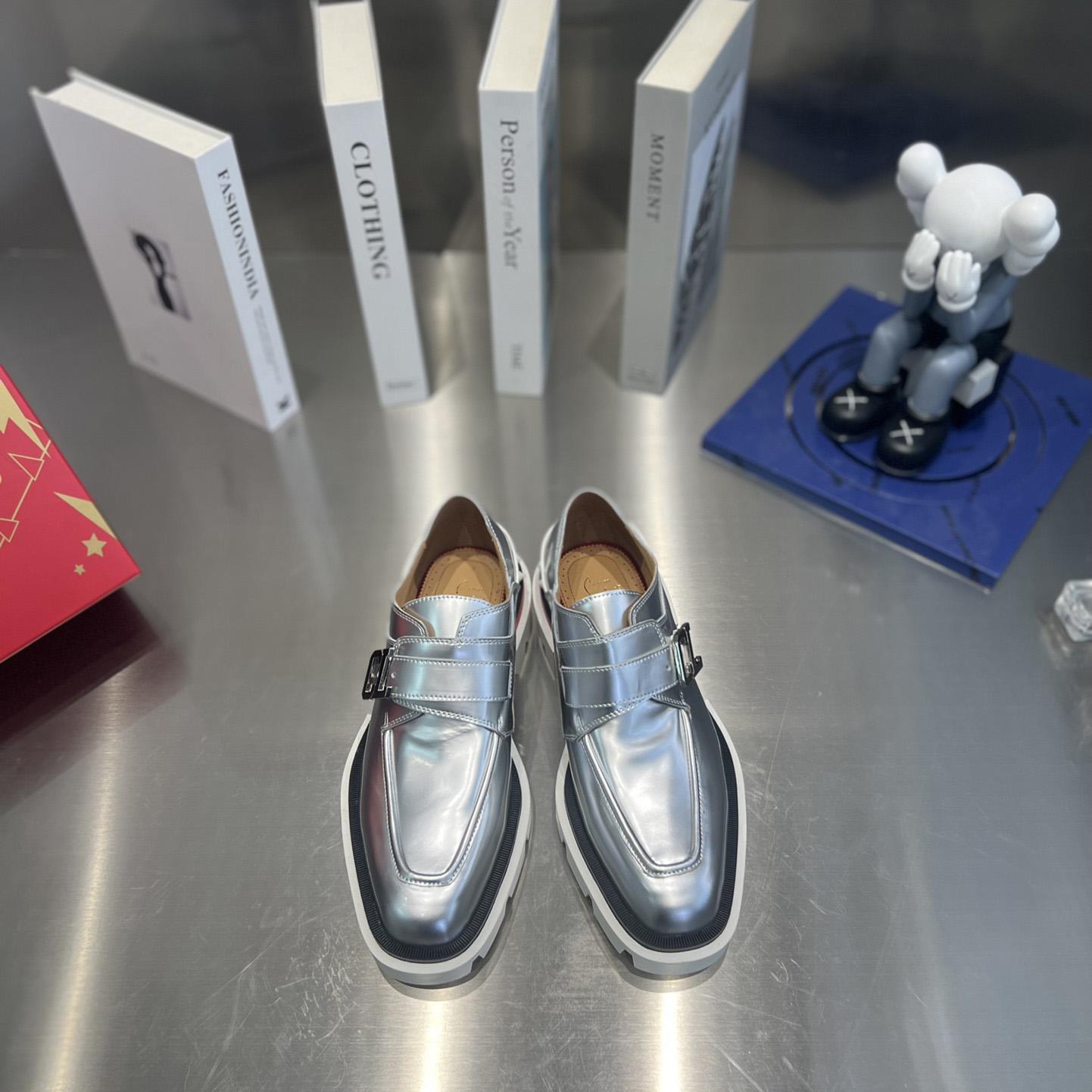 Christian Louboutin Our Georges Monk Strap Oxford - EUR FASHION