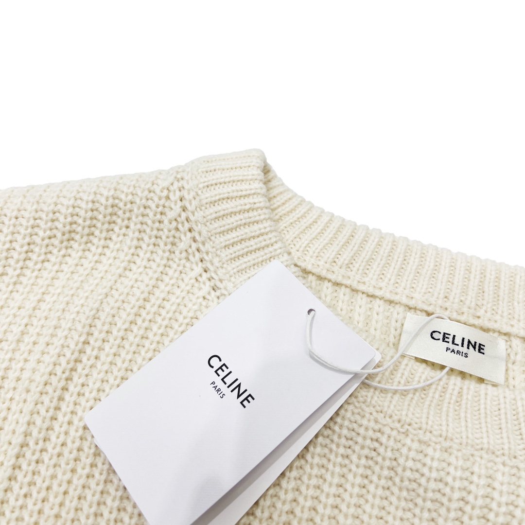 Celine Crew Neck Pullover - EUR FASHION