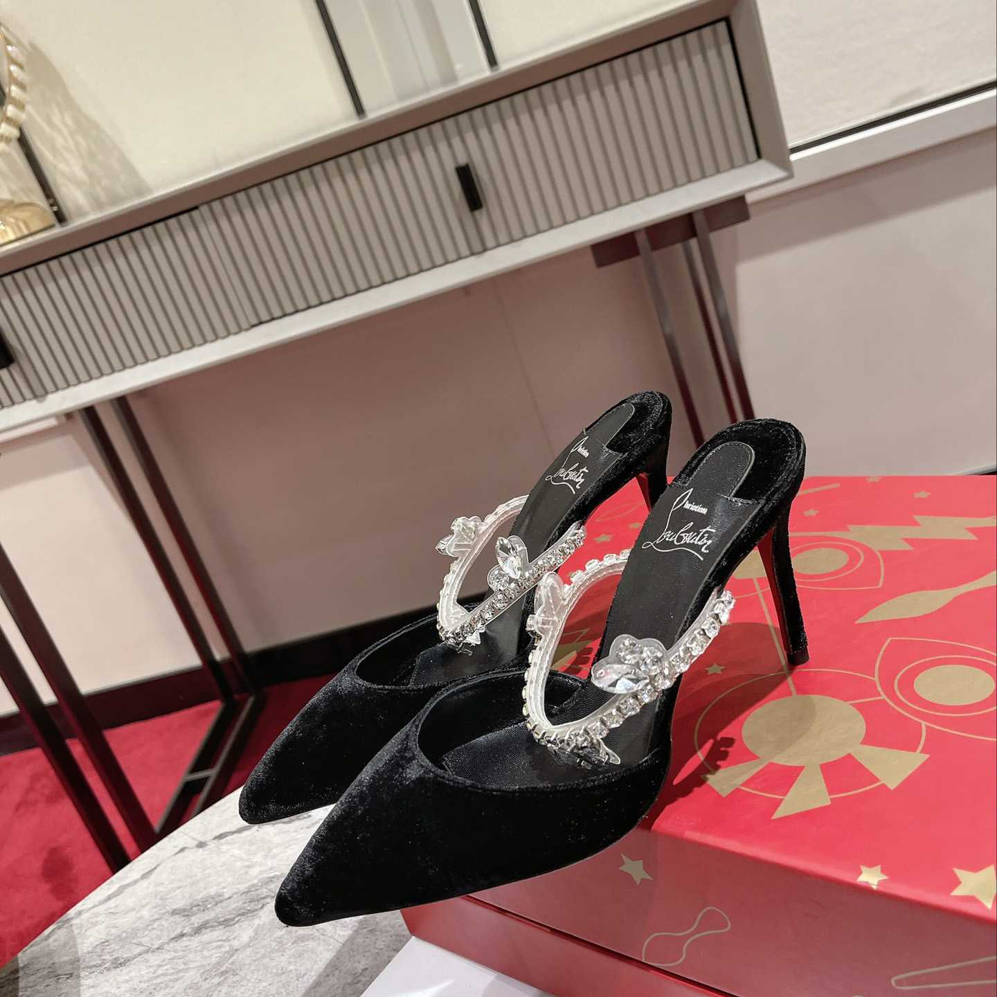 Christian Louboutin Planet Queen 70mm Mules Pumps  - EUR FASHION