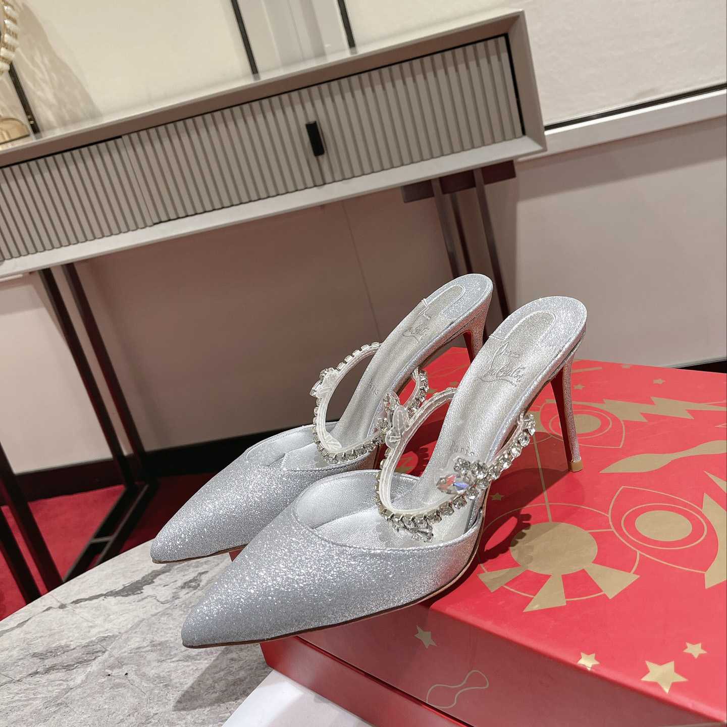 Christian Louboutin Planet Queen 70mm Mules Pumps  - EUR FASHION