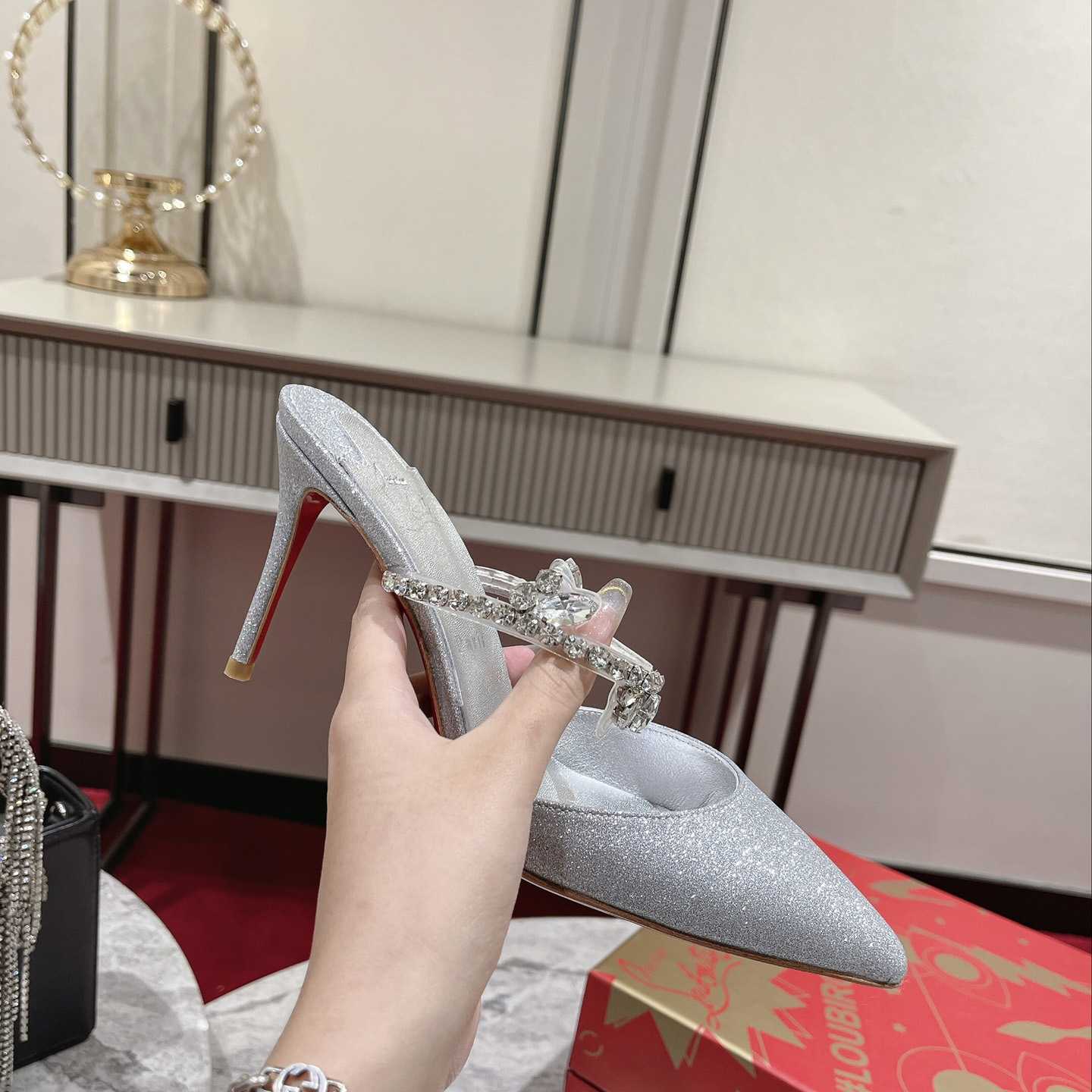 Christian Louboutin Planet Queen 70mm Mules Pumps  - EUR FASHION
