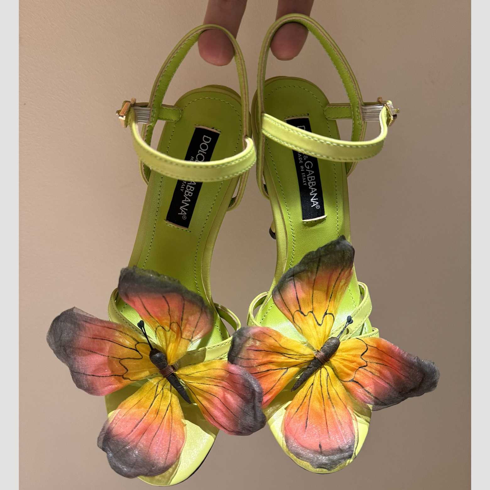Dolce & Gabbana Butterfly Appliqué Sandals - EUR FASHION