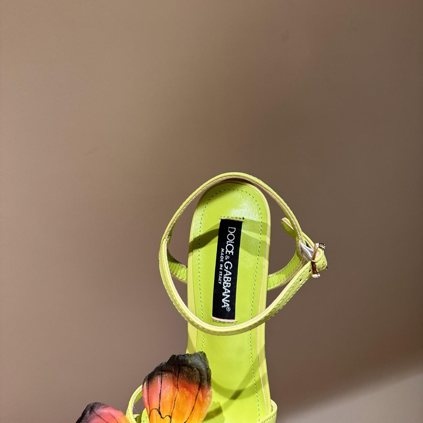 Dolce & Gabbana Butterfly Appliqué Sandals - EUR FASHION