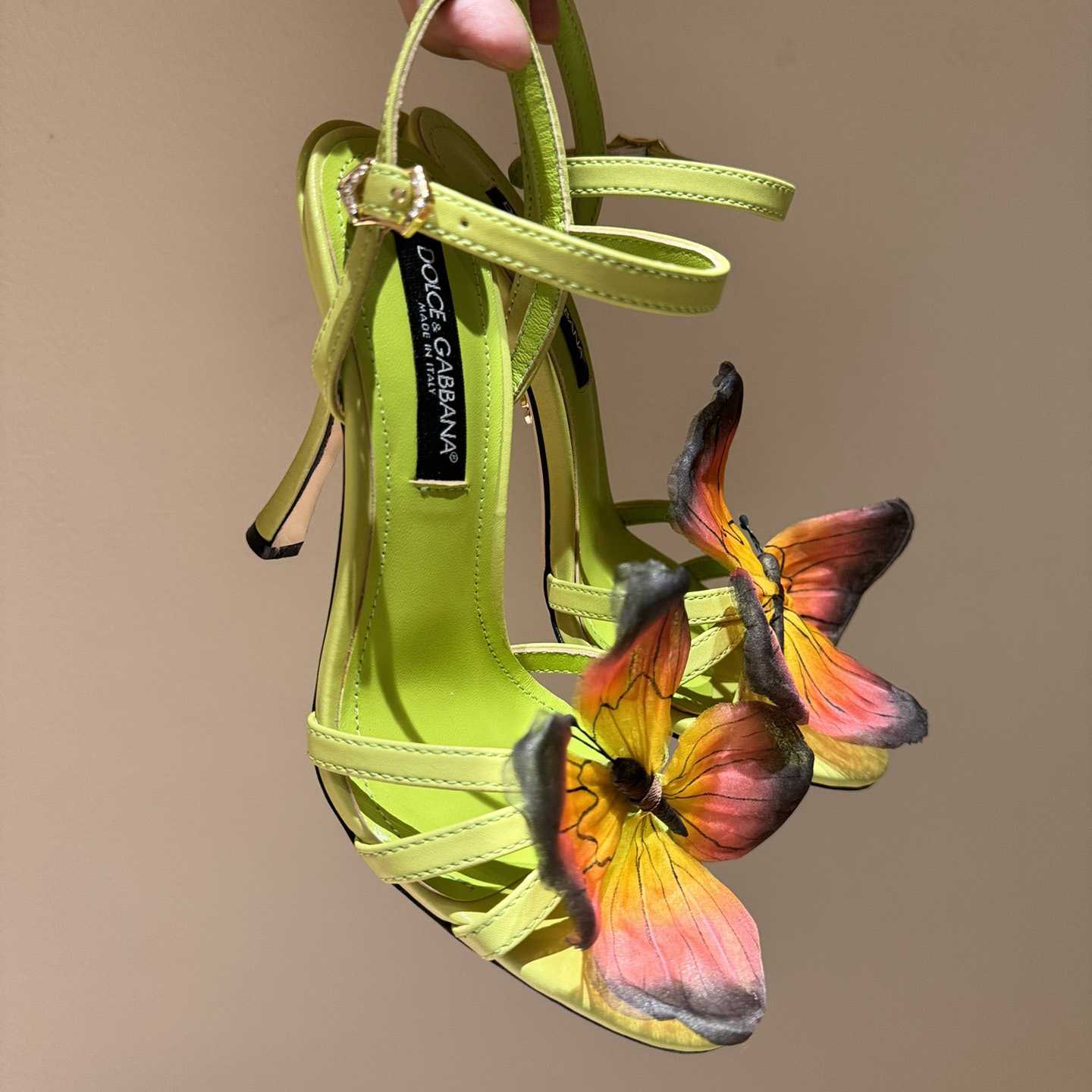 Dolce & Gabbana Butterfly Appliqué Sandals - EUR FASHION