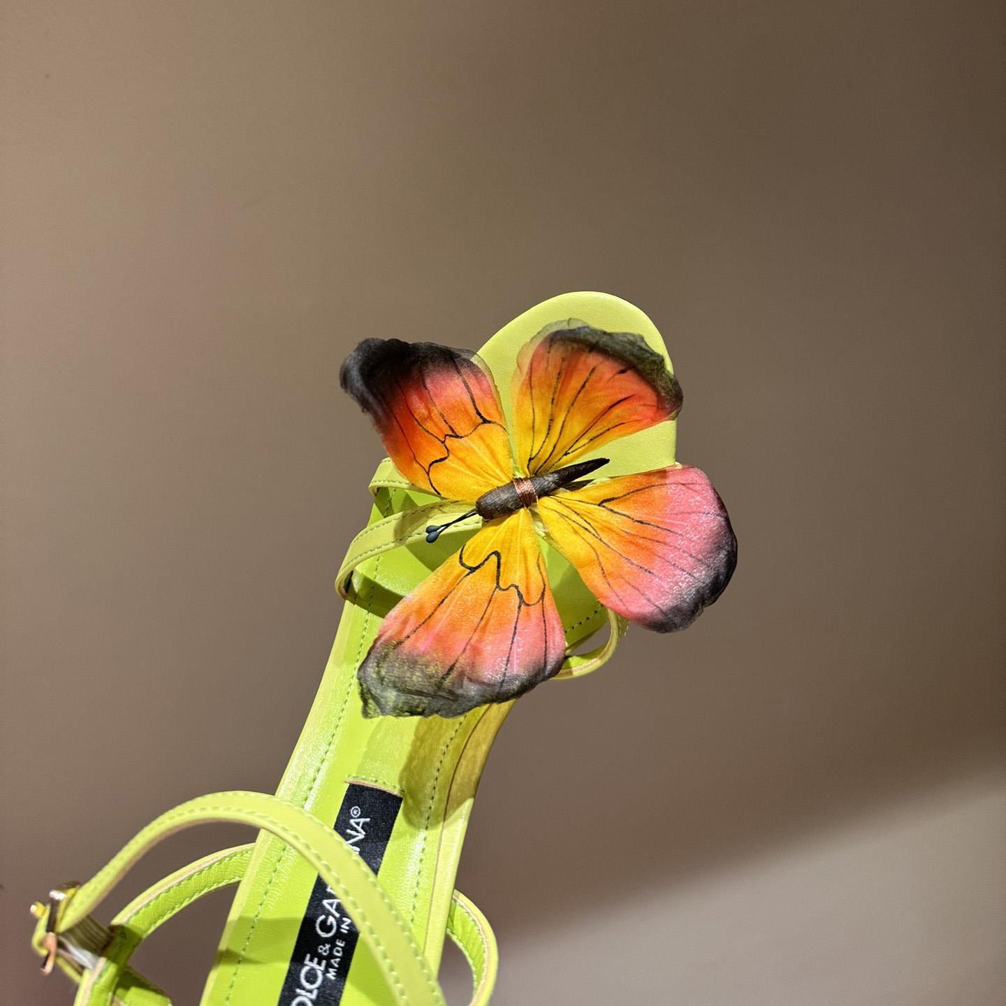 Dolce & Gabbana Butterfly Appliqué Sandals - EUR FASHION