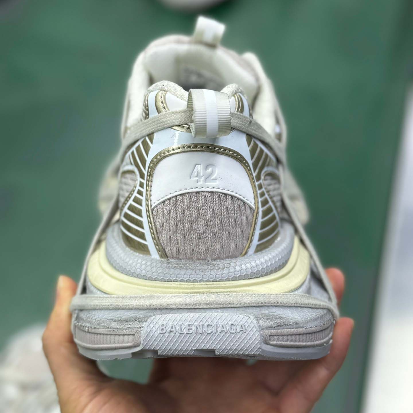 Balenciaga 3XL Extreme Lace Sneaker In Light Beige - EUR FASHION