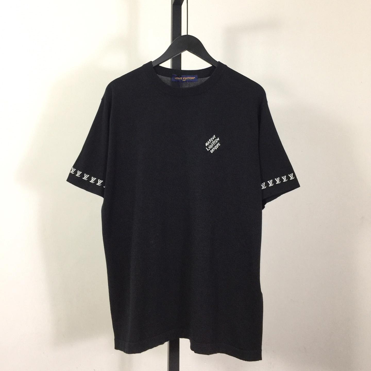 Louis Vuitton Short-Sleeved Cotton Crewneck   1AFQSH - EUR FASHION