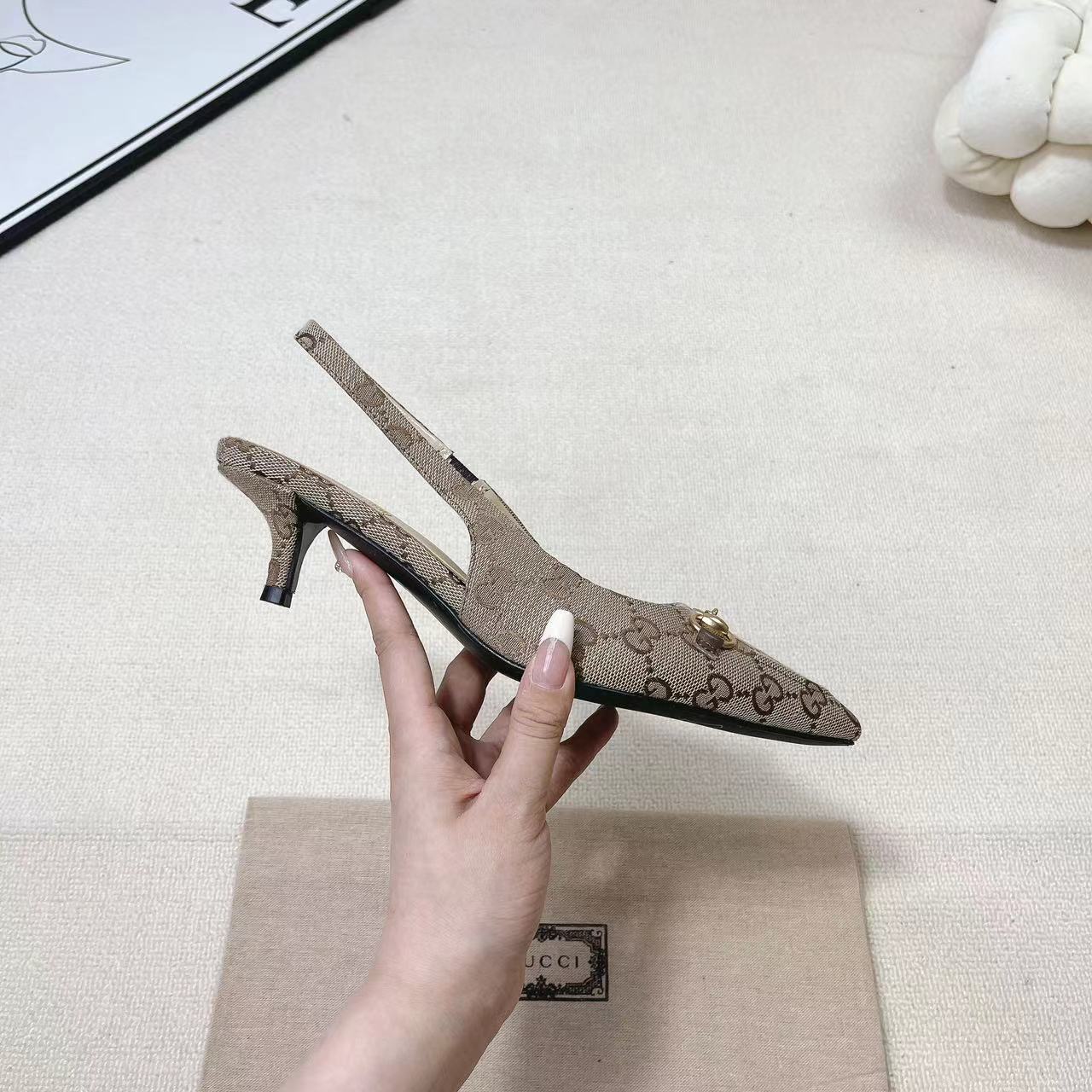Gucci Women's Horsebit Slingback Pump - EUR FASHION
