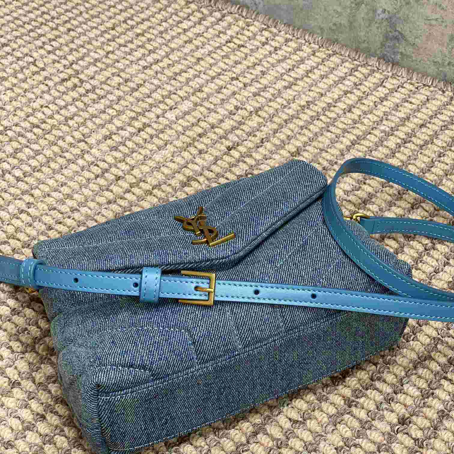 Saint Laurent Denim Shoulder Bag （0x7x15cm） - EUR FASHION