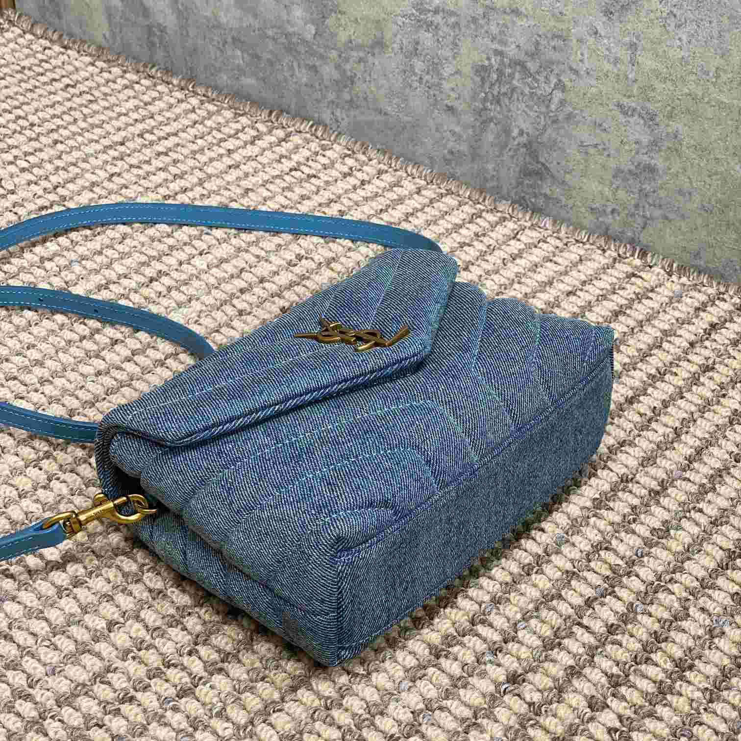 Saint Laurent Denim Shoulder Bag （0x7x15cm） - EUR FASHION