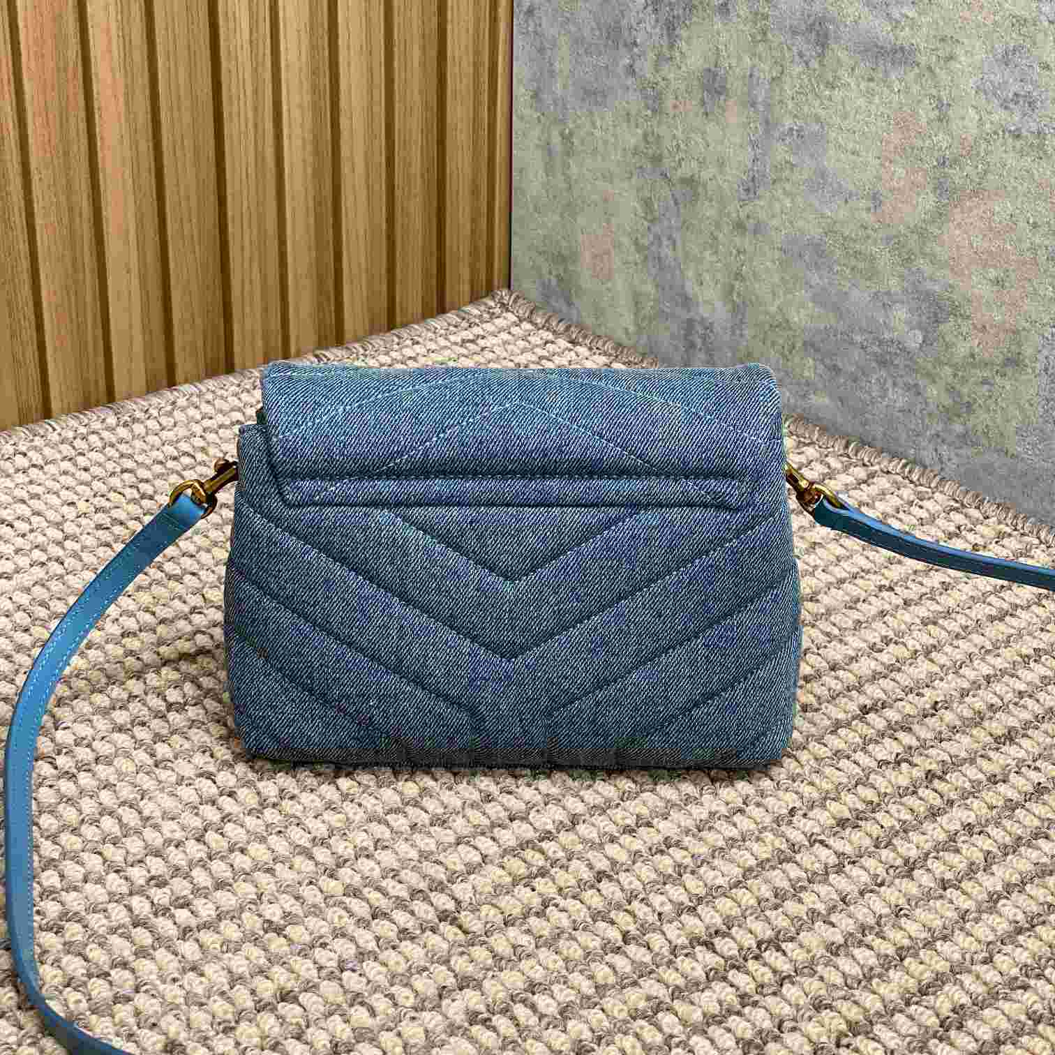 Saint Laurent Denim Shoulder Bag （0x7x15cm） - EUR FASHION